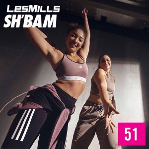 Hot Sale Les Mills SHBAM 51 complete Video Class+Music+Notes